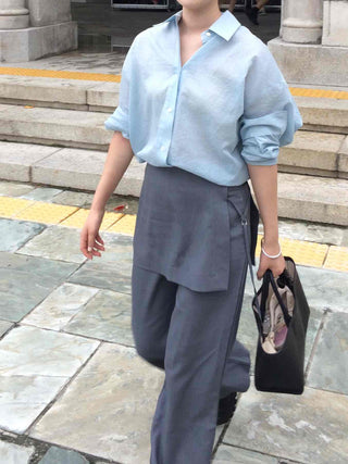 Natural Skirt Pants Spring/Autumn Slacks