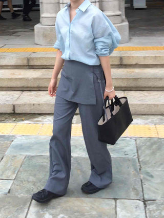 Natural Skirt Pants Spring/Autumn Slacks