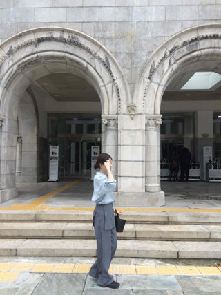 Natural Skirt Pants Spring/Autumn Slacks