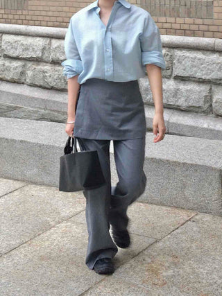 Natural Skirt Pants Spring/Autumn Slacks
