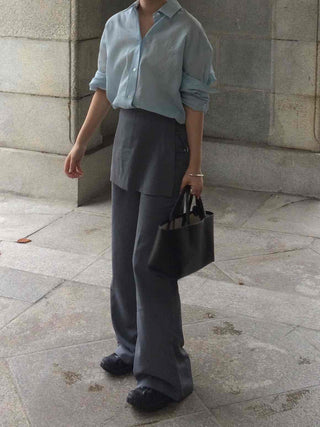 Natural Skirt Pants Spring/Autumn Slacks
