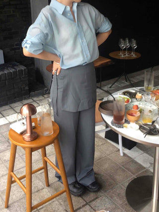 Natural Skirt Pants Spring/Autumn Slacks
