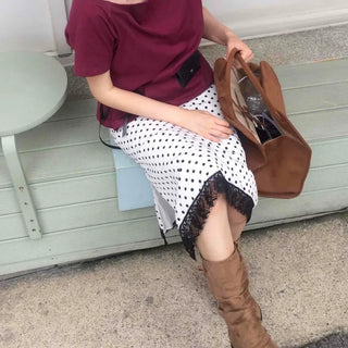 Simple Off-Shoulder Short-Sleeve T-Shirt