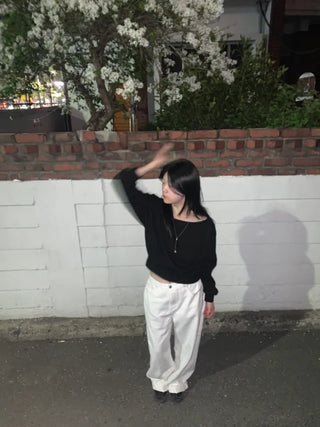 Berin V-neck Basic Knit