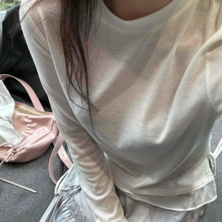 Autumn Knot Chiffon Long Sleeve