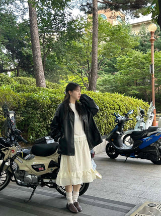 Autumn Knot Chiffon Long Sleeve