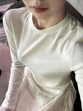 Autumn Knot Chiffon Long Sleeve