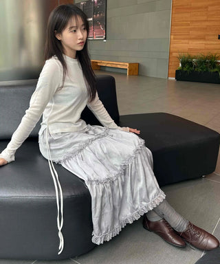 Autumn Knot Chiffon Long Sleeve