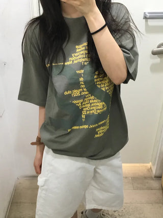Jael Twelve Lettering Short Sleeve T-shirt