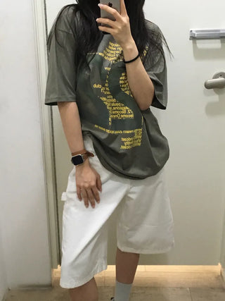 Jael Twelve Lettering Short Sleeve T-shirt
