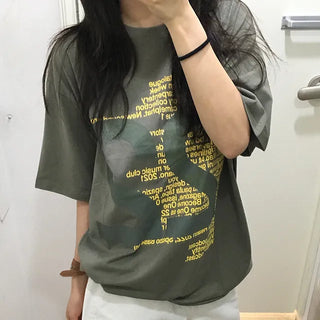 Jael Twelve Lettering Short Sleeve T-shirt