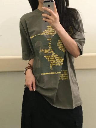 Jael Twelve Lettering Short Sleeve T-shirt