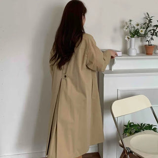 Basic Single Trench Long Coat