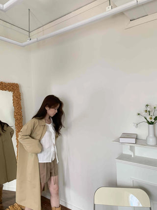 Basic Single Trench Long Coat