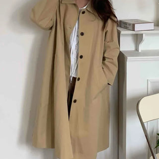 Basic Single Trench Long Coat