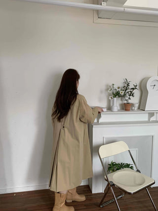 Basic Single Trench Long Coat