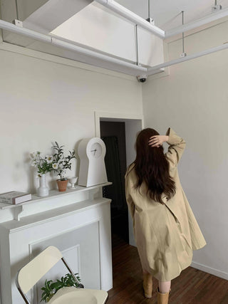 Basic Single Trench Long Coat