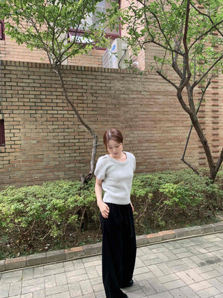 Ribbed Wide Training Strap Long Pants