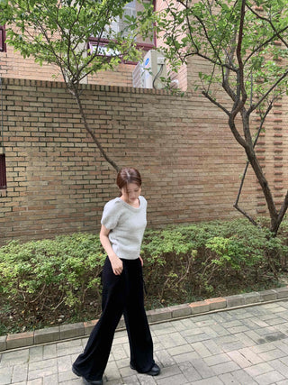Ribbed Wide Training Strap Long Pants