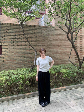 Ribbed Wide Training Strap Long Pants