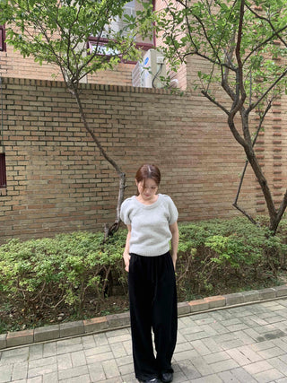 Ribbed Wide Training Strap Long Pants