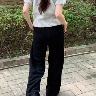 Ribbed Wide Training Strap Long Pants