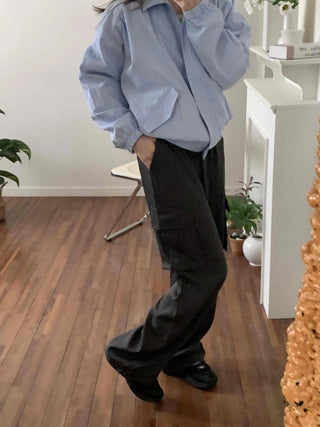 Minimal Two-Way Jogger Pocket Long Pants