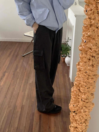 Minimal Two-Way Jogger Pocket Long Pants