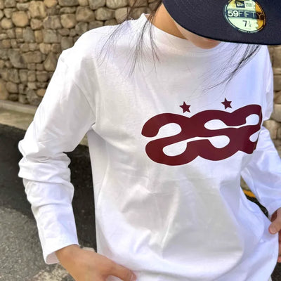 Retro Hip Vintage Lettering Long Sleeve T-shirt