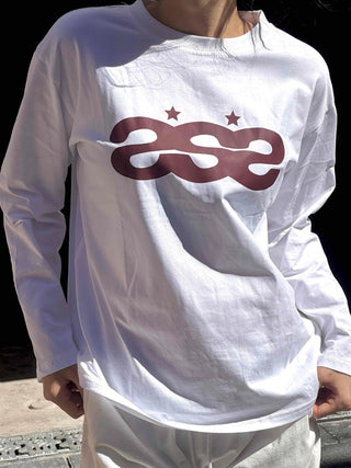 Retro Hip Vintage Lettering Long Sleeve T-shirt