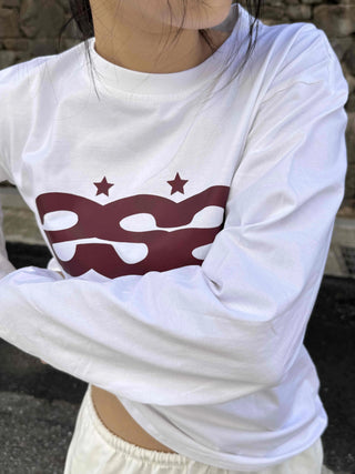 Retro Hip Vintage Lettering Long Sleeve T-shirt