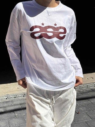 Retro Hip Vintage Lettering Long Sleeve T-shirt