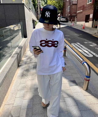 Retro Hip Vintage Lettering Long Sleeve T-shirt