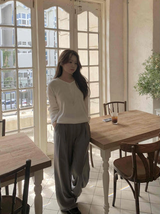 Comfort Linen Plain Knit