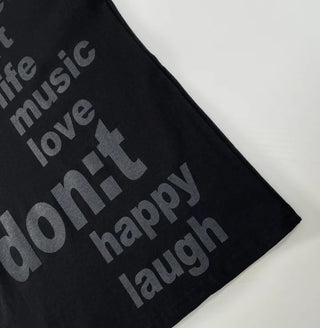 Nuri List Lettering Long Sleeve T-shirt