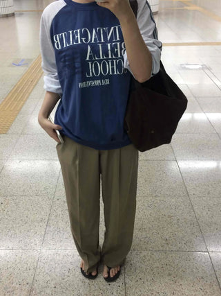 Street Long Sleeve Plain Cotton Sweatshirt