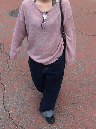 Feminine Wool/Wool Alpaca Knit