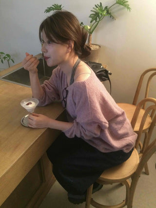 Feminine Wool/Wool Alpaca Knit