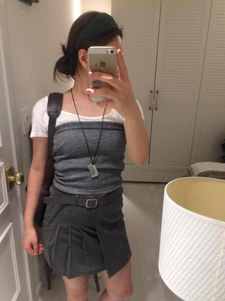Casual Stretchy Cotton Off-Shoulder Sleeveless