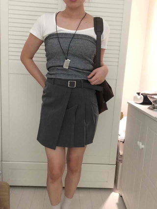 Casual Stretchy Cotton Off-Shoulder Sleeveless
