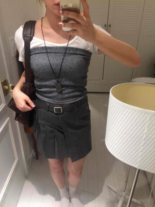 Casual Stretchy Cotton Off-Shoulder Sleeveless