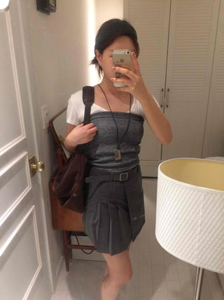 Casual Stretchy Cotton Off-Shoulder Sleeveless