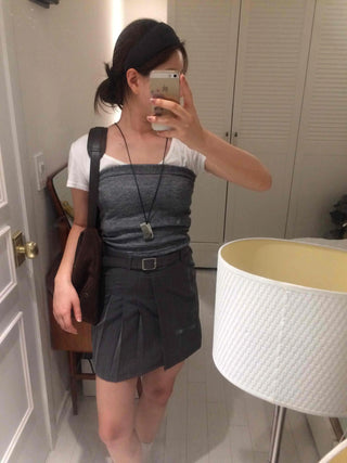 Casual Stretchy Cotton Off-Shoulder Sleeveless
