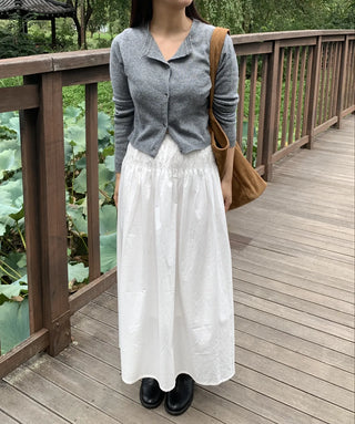 Daily Plain Knit Cardigan