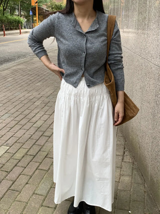Daily Plain Knit Cardigan