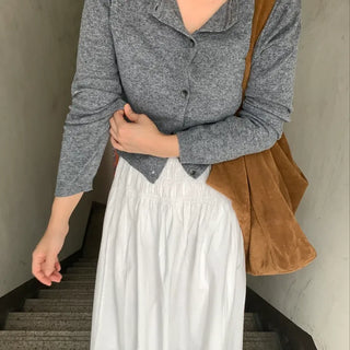 Daily Plain Knit Cardigan