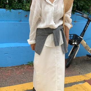 Daily Plain Knit Cardigan