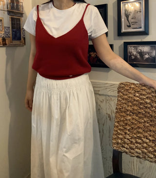 Daily Bustier Plain Wool/Wool Knit