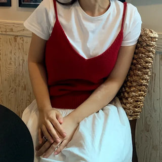 Daily Bustier Plain Wool/Wool Knit