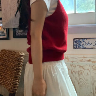 Daily Bustier Plain Wool/Wool Knit